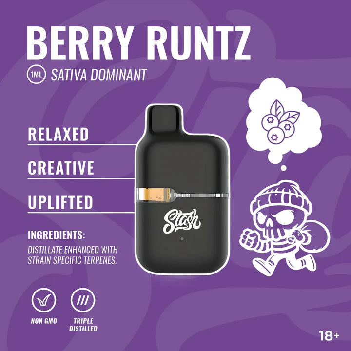 STASH - Berry Runtz - 1ml Disposable – Sir Vape