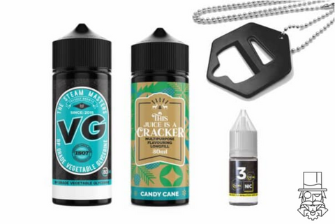 **NEW** This juice is a Cracker - Candy Cane - Longfill Combo