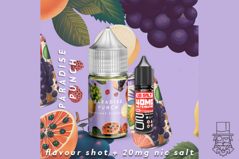 Emissary Elixirs - PARADISE PUNCH Max Nic Salt Flavour Shot + 20MG Nicotine Shot