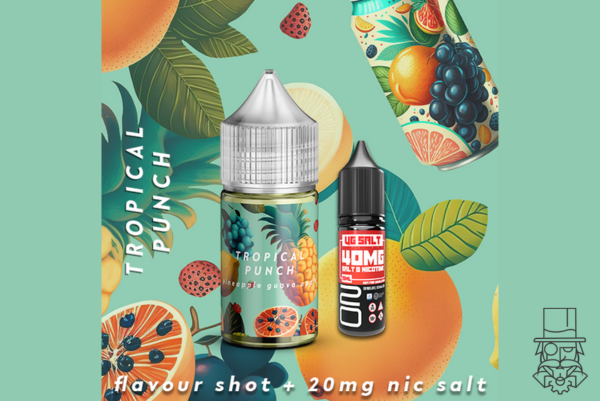 Emissary Elixirs - TROPICAL PUNCH Max Nic Salt Flavour Shot + 20MG Nicotine Shot