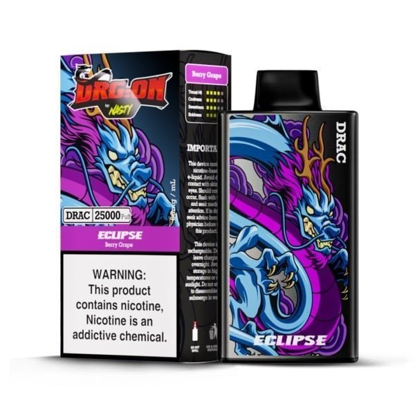 Nasty DRAGON 25K - ECLIPSE - Berry Grape 5%