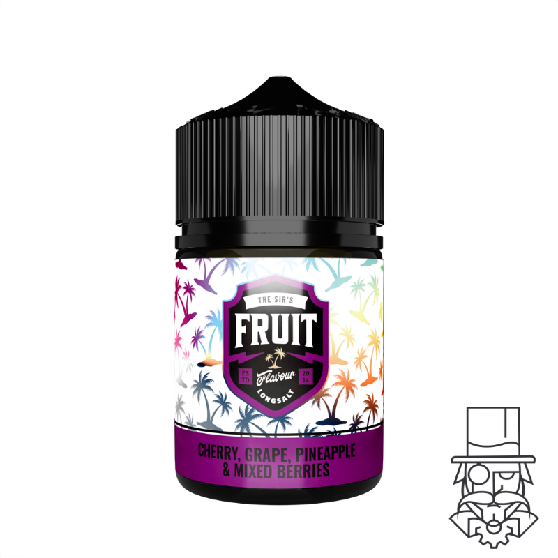 SIRS FRUIT -  Cherry Grape Mixed Berries &amp; Pineapple 6Zero Longsalt/MTL shot