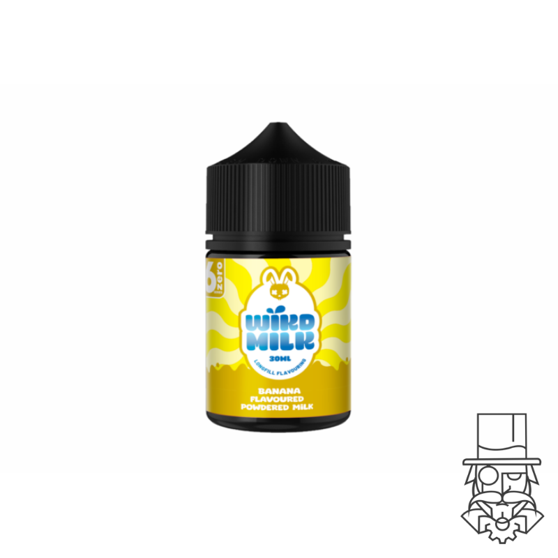 6Zero Wikd Milk – Banana Longfill Salts/MTL – Sir Vape
