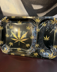 Leaf Divided Rolling Tray