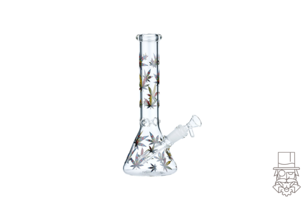 Funky Leaf Ice Catcher Bong – 25cm